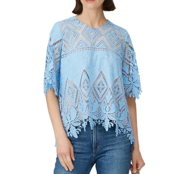 Hunter Bell Blue Fawn Top size 6 - Picture 1 of 8